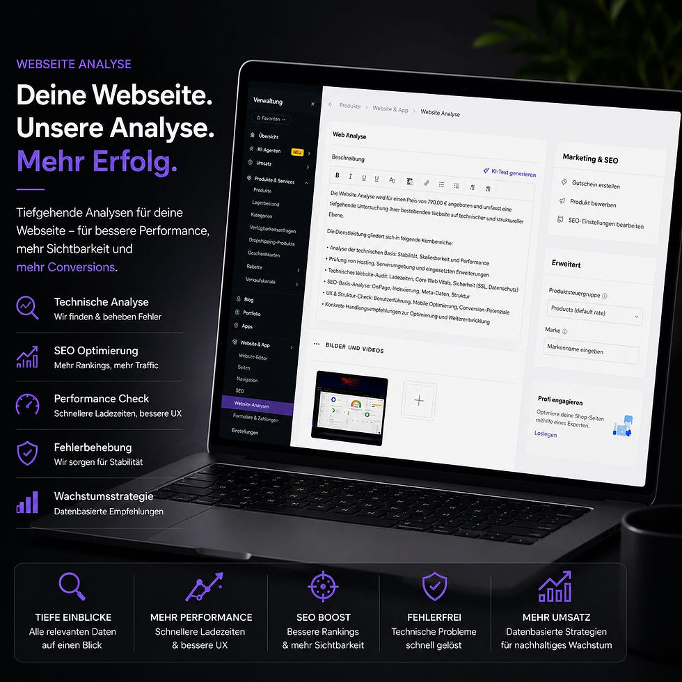 Website analysieren lassen – octospread Analyse & Optimierung