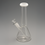 Miniatura: Bong de Vidrio Tipo Beaker | Boquilla Blanca