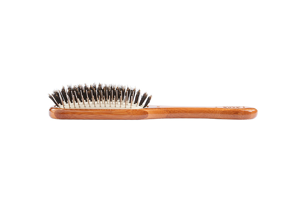 Thumbnail: The Hybrid Groomer A4 Dark Bamboo  |  Medium Paddle Brush