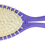 Thumbnail: ECF9 BIO-FLEX Style Lavender| Leaf Shape Hairbrush with Plant Based Handle