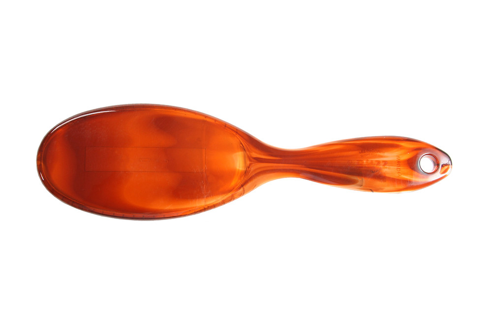 Thumbnail: Bass 58 Tortoise Shell  |  Large Oval Brush With Alloy Pins and Acrylic Ha