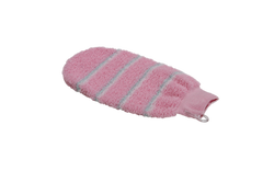 Esthetician Grade Bath & Body Mitt Premium Nylon FIRM High Density Fibers Pretty Pink Finish Model 1142 - PYP