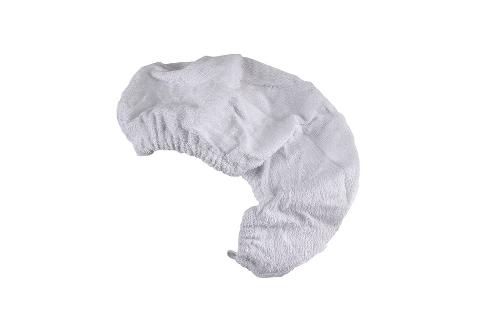 Hair Towel 100% Premium Cotton White Finish Model HT1