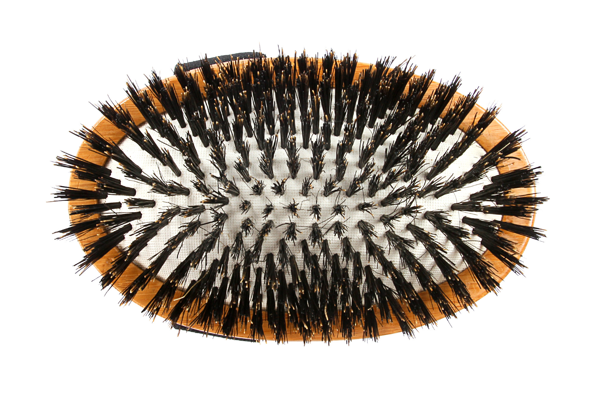 Bass A2 Dark Bamboo | Palm Style Brush with Natural Bristles