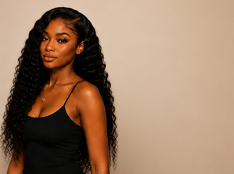 water wave human hair wig with natural looking waves