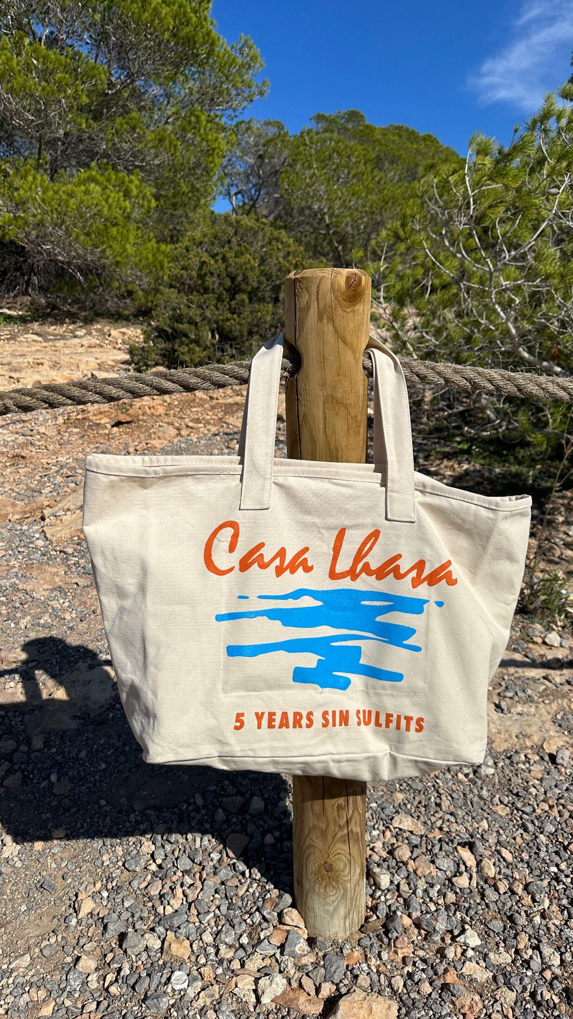 5-year Anniversary Cream Wine Bag