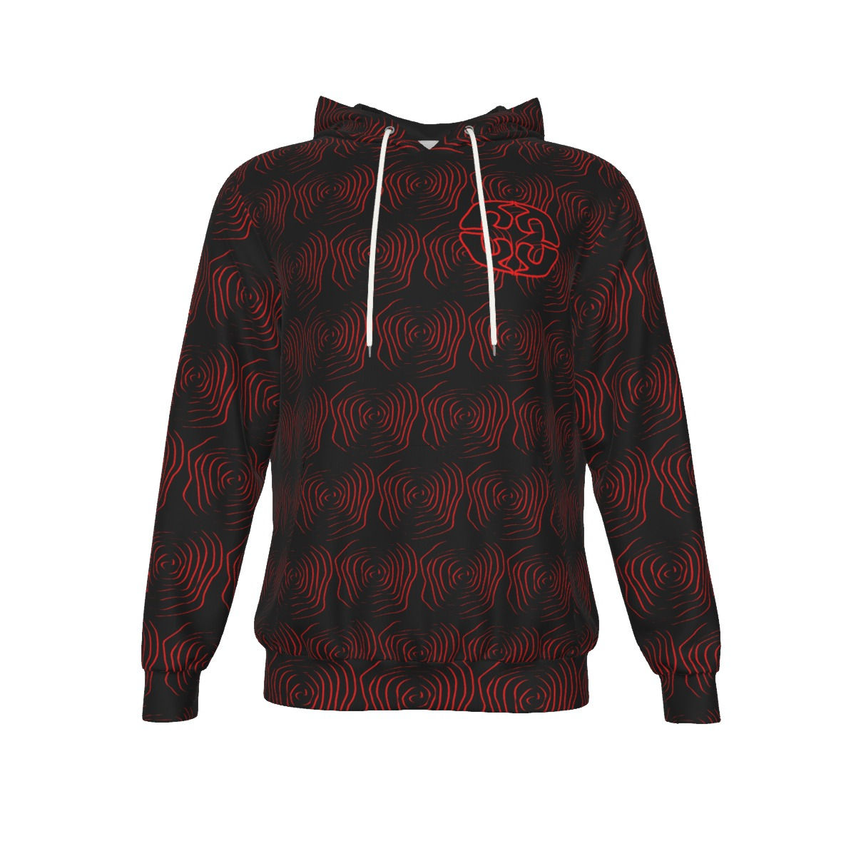 CLUB STITCH HOODIE (BLK/RED/GRPHX)