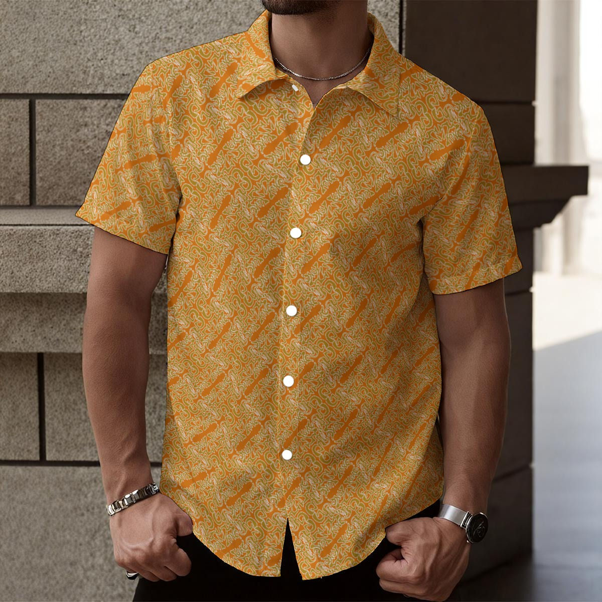 JEROME'S SIGNATURE SHIRT 2.6 (GRPHX/WHT/ORGN/GLD)