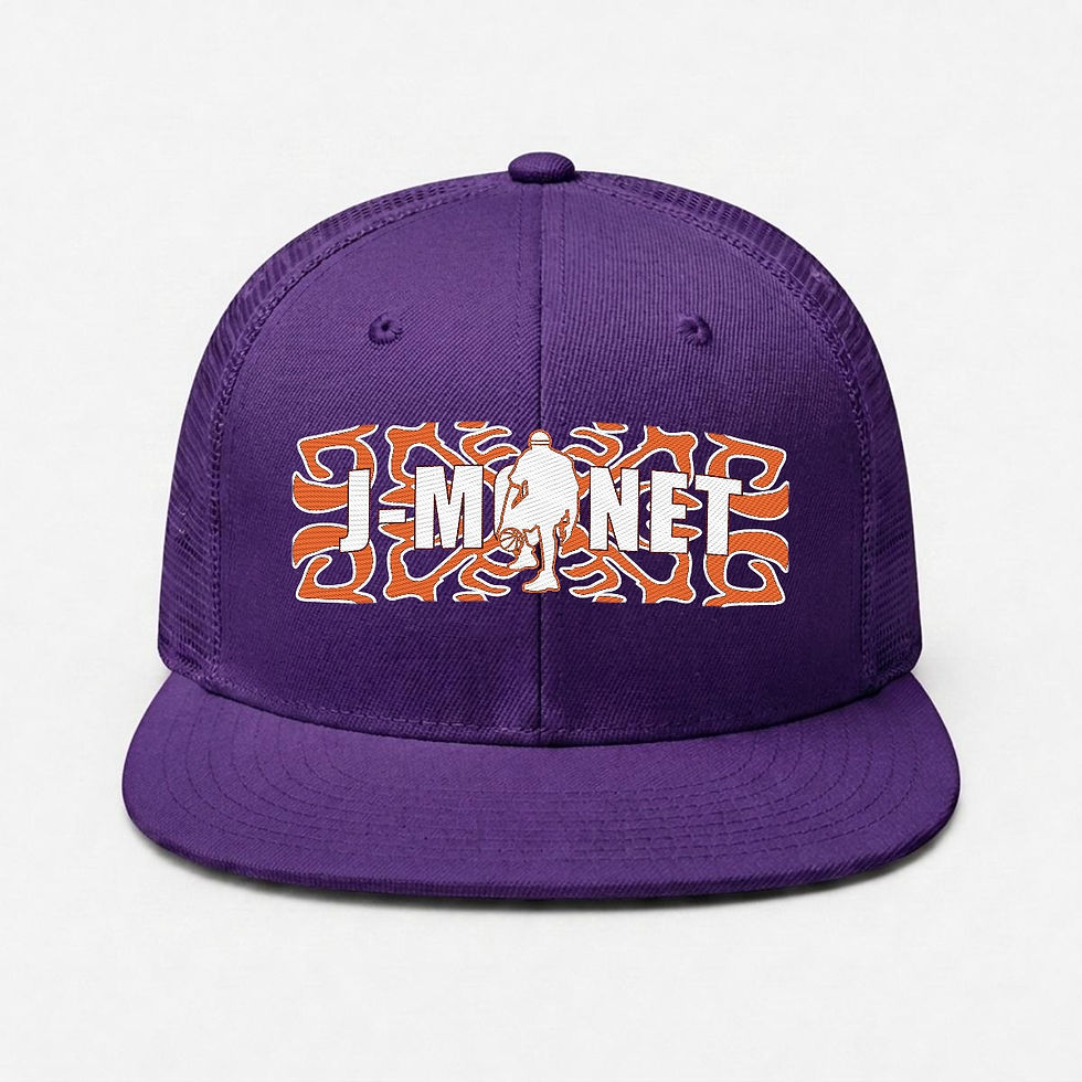 Thumbnail: J MO NET CAP (EMB/BLK/GRPX/WHT)