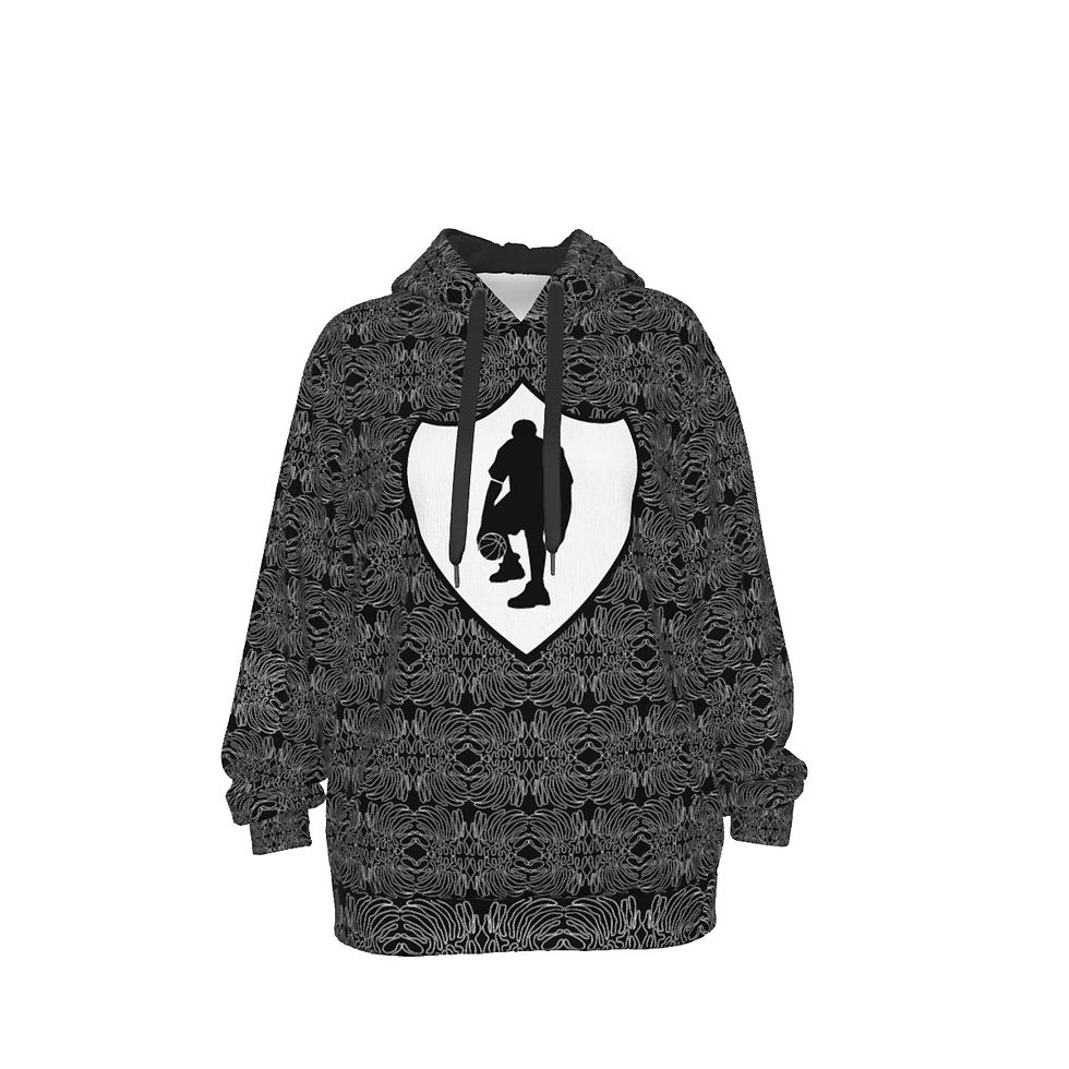 Thumbnail: J MO NET HOODIE (DA SHIELD/BLK/WHT/GPHX)