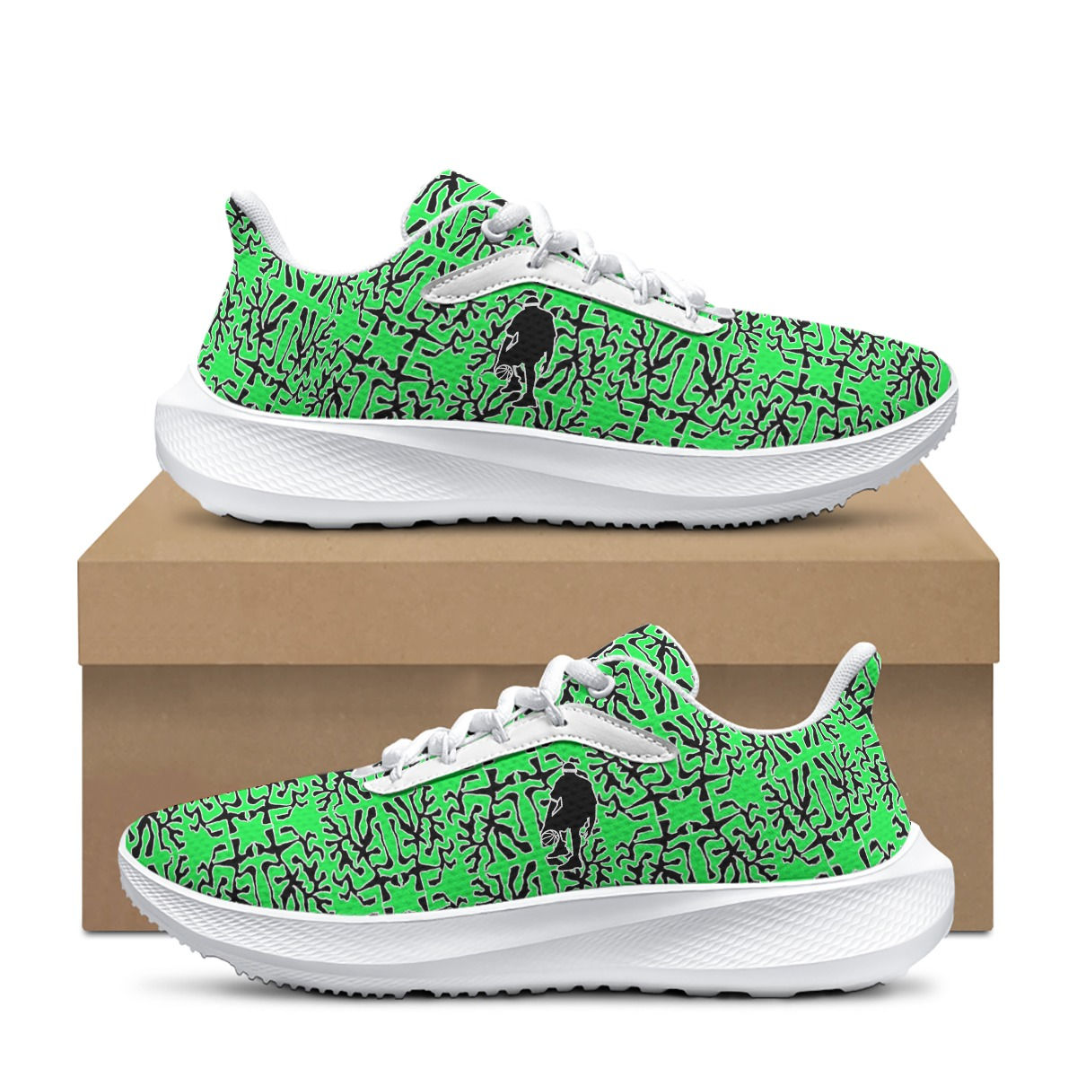 J MO NET RUNNERS (GRN/BLK/GRPHX)
