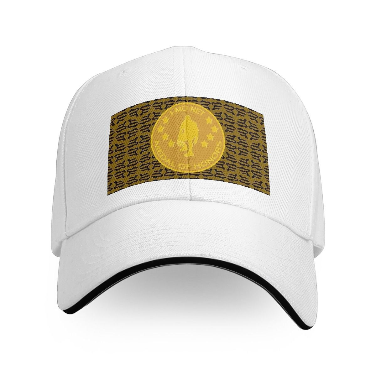 J MO NET MEDAL OF HONORS CAP (GLD/BLK)