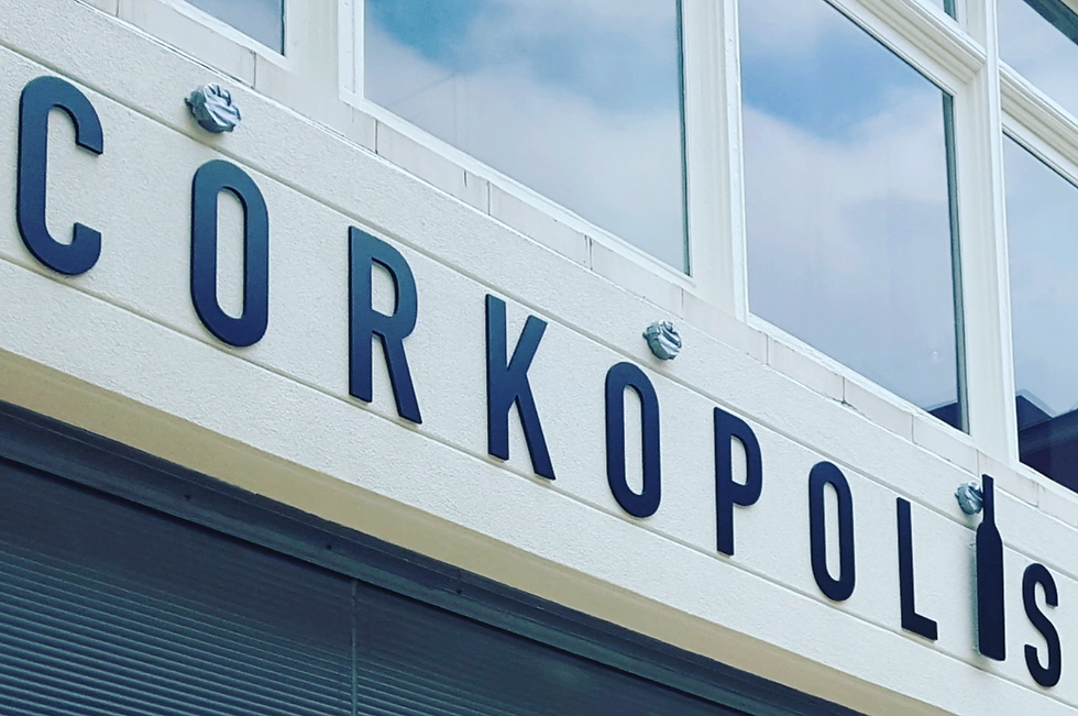 Corkopolis Exterior Sign