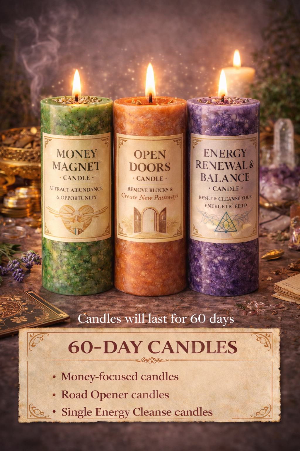 60 Day Candles