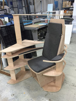 Découpe montage en bois
