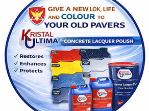 Kristal Ultima-Lacquer Polish for Pavers, Concrete surfaces