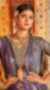 Violet Blue Kanjivaram Soft Silk Saree
