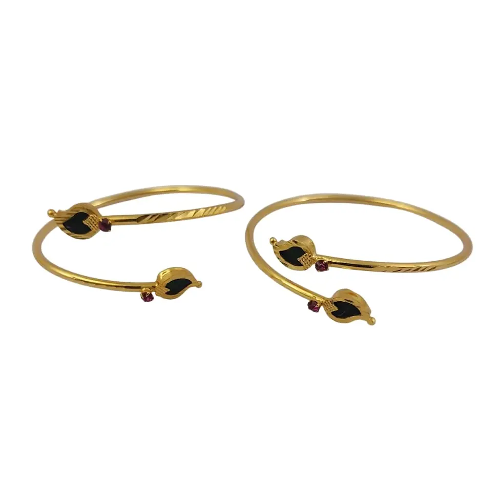 Gold Plated Traditional Kerala Mango Bangles