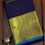 Thumbnail: Deep Blue & Green Handloom Kanchipuram Silk Saree