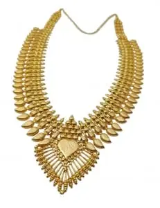 Gold Plated Kerala Mango Haram Necklace