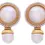 Thumbnail: Gold Plated Designer Earrings with Pearl Settings