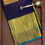 Thumbnail: Deep Blue & Green Handloom Kanchipuram Silk Saree