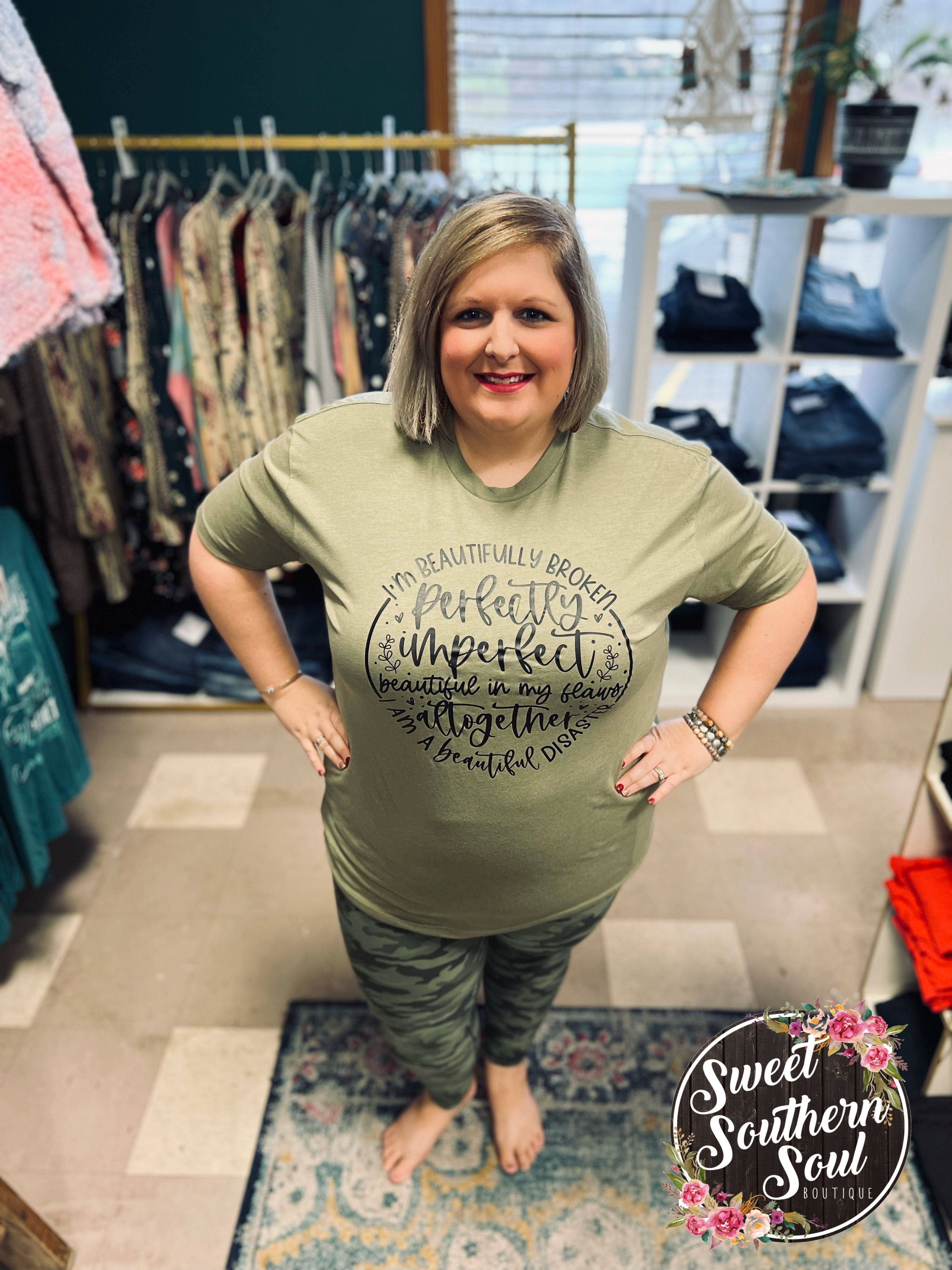 Activewear Green Camo Leggings