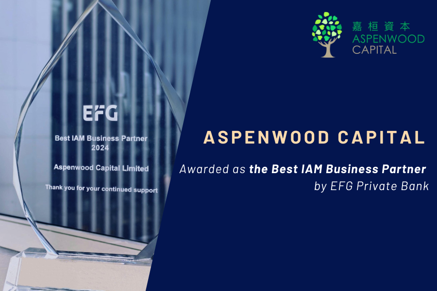 Best Independent Asset Manager (IAM) Business Partner 2024 by EFG Private Bank.