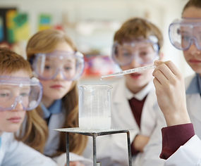 Les étudiants de chimie
