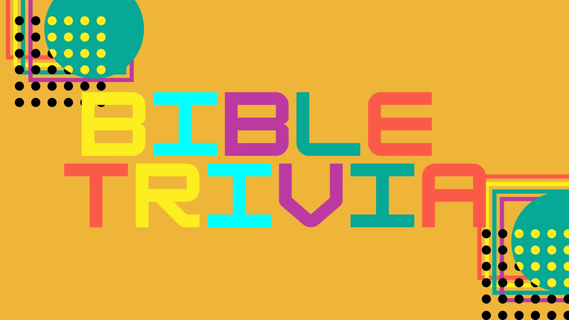 Mid-Week Bible Trivia & Fellowship Dinner