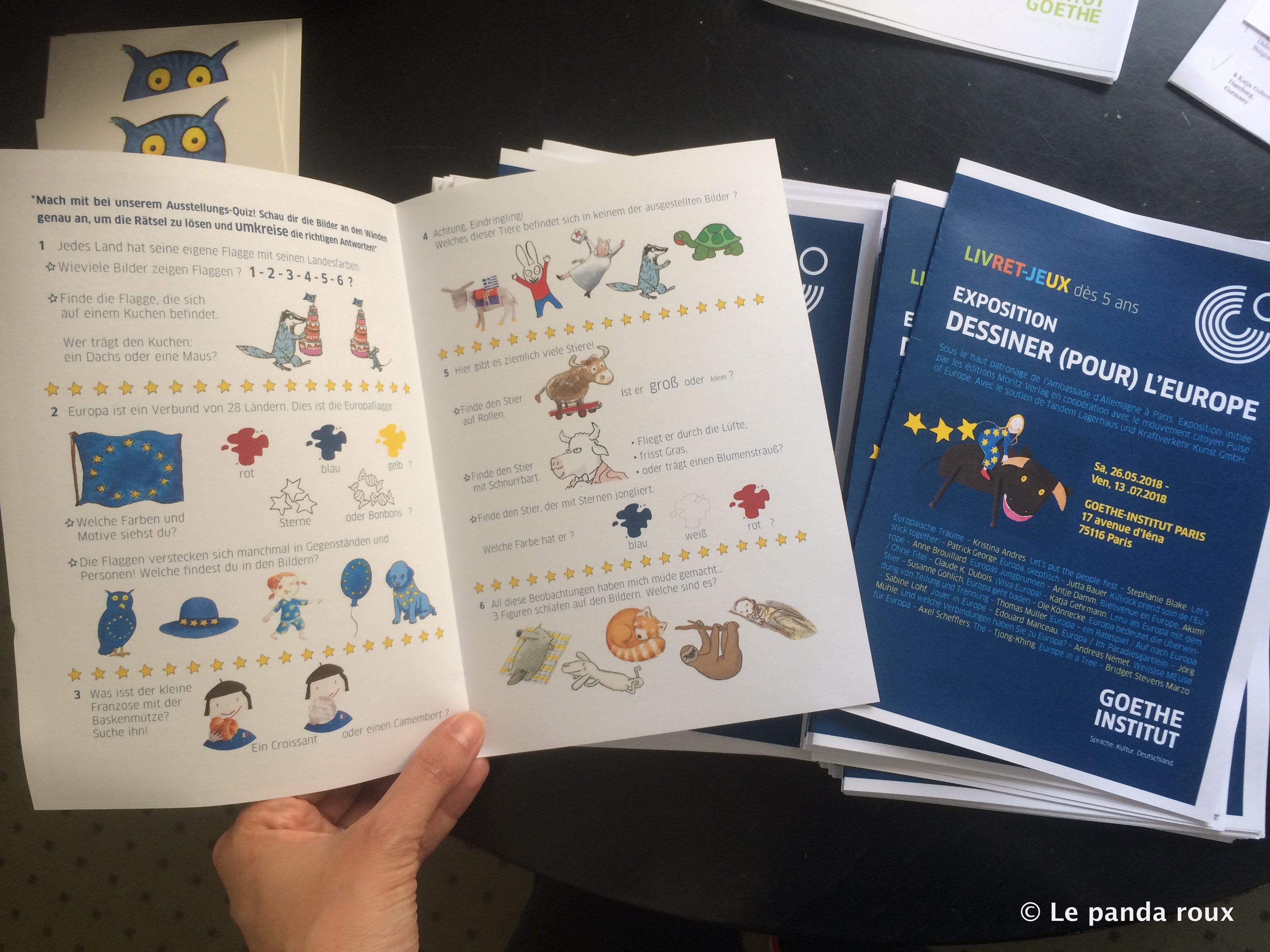 Des livrets-jeux pour guider les familles