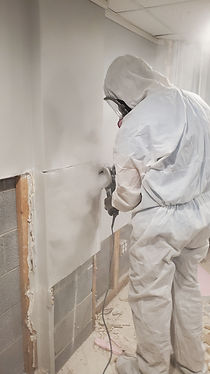 Removal of contaminated drywall
