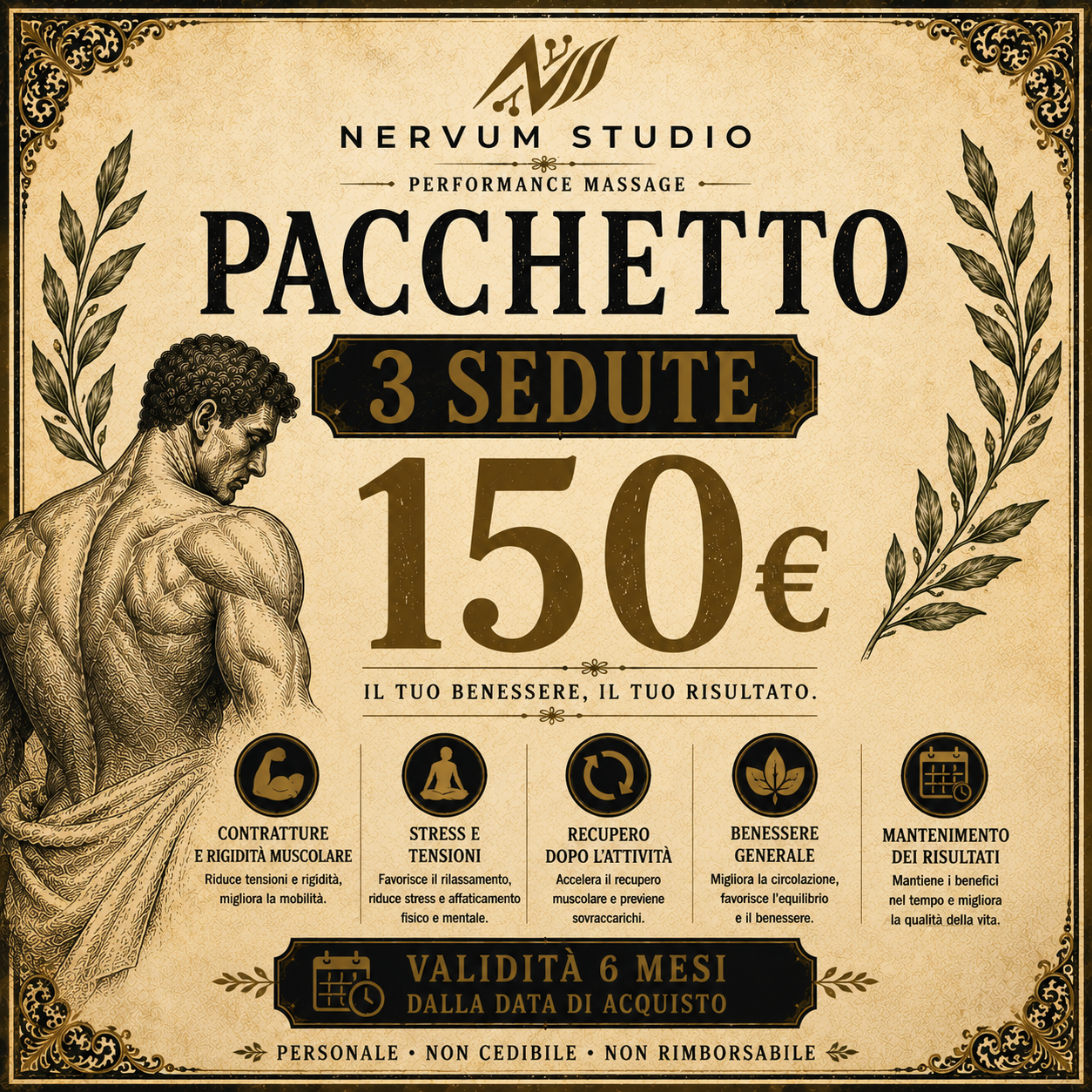 Pacchetto 3 sedute