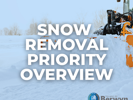 Snow Removal Priority Overview