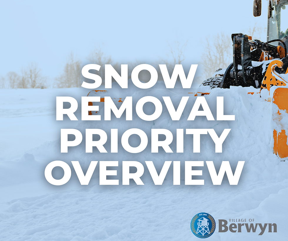 Snow Removal Priority Overview