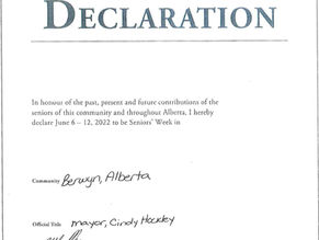 Declaration for Seniors Week