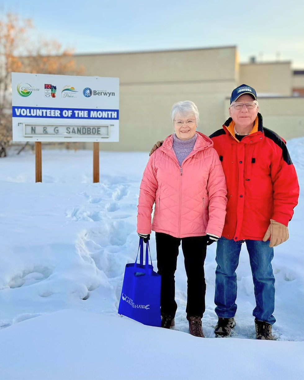 Volunteers of the Month - Neil & Gail Sandboe
