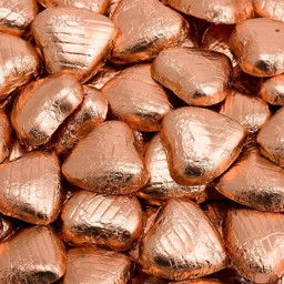 Thumbnail: Custom Foil Heart Chocolate Thank You Cards