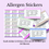 Thumbnail: Allergen Stickers (Colour Band)