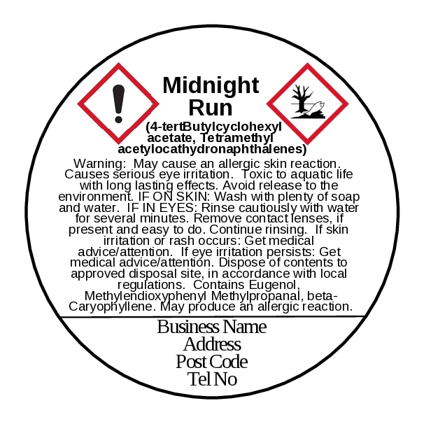 Thumbnail: CLP Labels for Reed Diffusers, Augeo and High Fragrance Labels from TS Business Cards and Labels
