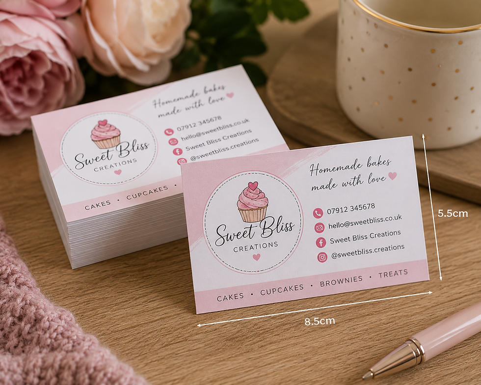 UK Standard Size Business Cards