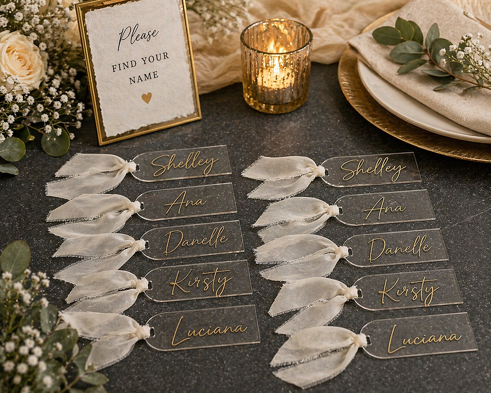 Thumbnail: Acrylic Name Tag Decals