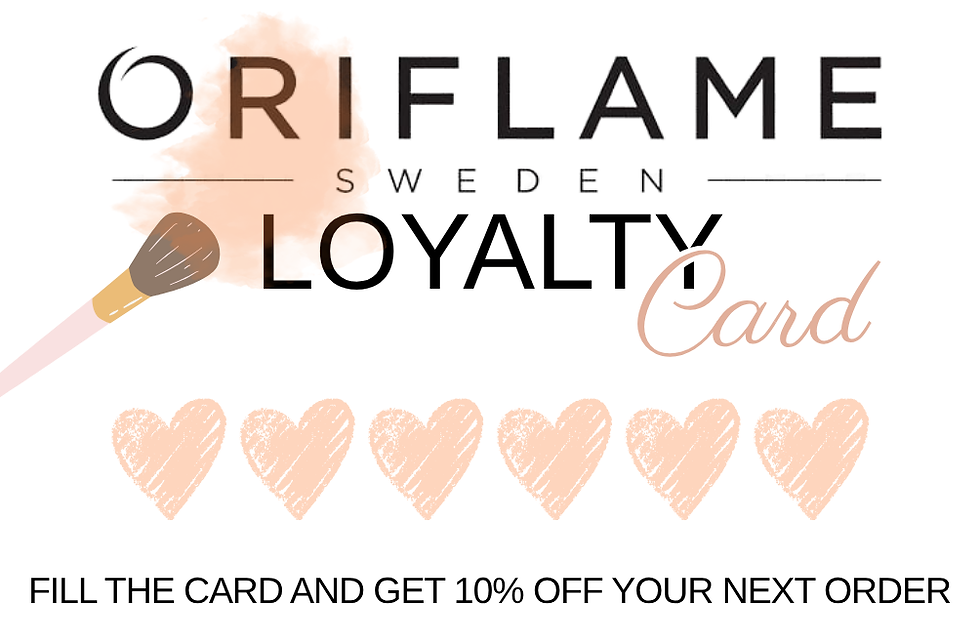Thumbnail: Oriflame Loyalty Card Light Orange