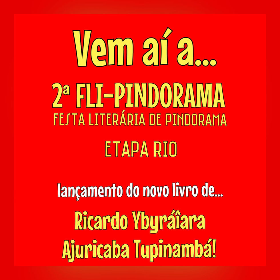 FESTA LITERÁRIA DE PINDORAMA!!!