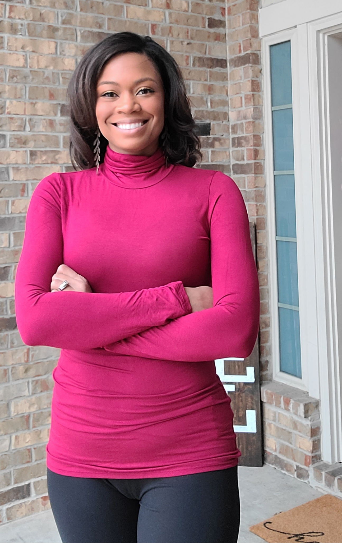 WINE LIGHTWEIGHT TURTLENECK