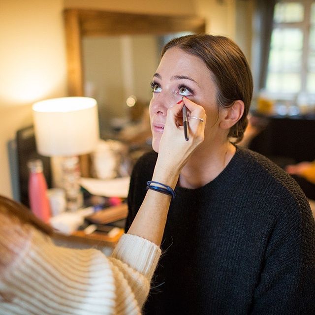 Bridal preparation shot, Surrey