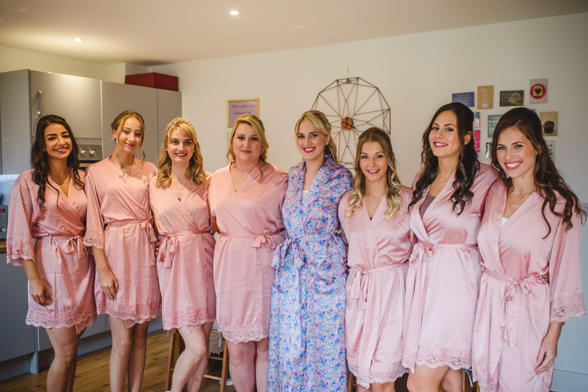 Bridesmaids makeup - Bury Court Barn