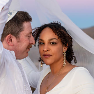 Bride smiling during golden hour with Tucson elopement photographer