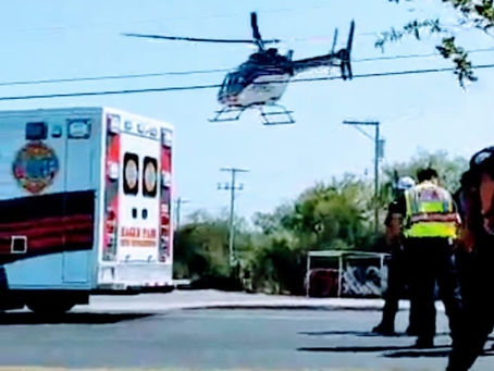 Local motorcyclist seriously injured, airlifted to SA hospital after severe collision