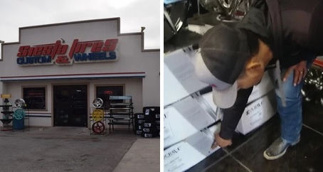 Shots fired at local tire shop